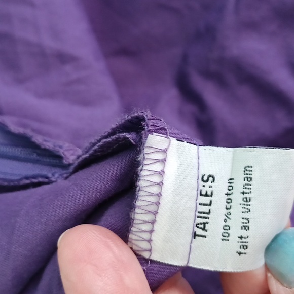 NEW! Rusty Brand Detailed tank top purple with silver (5306) - Picture 6 of 7